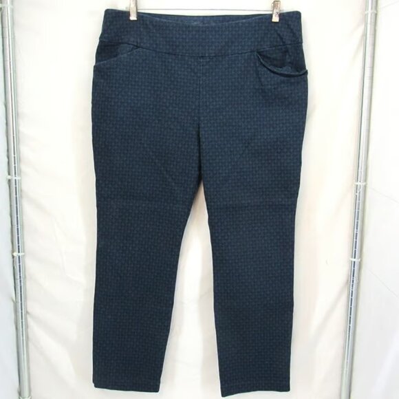 Lee Slim Fit Slim Leg Mid Rise Sculpting Straight Leg Pockets Pants 18 Short - Picture 1 of 4